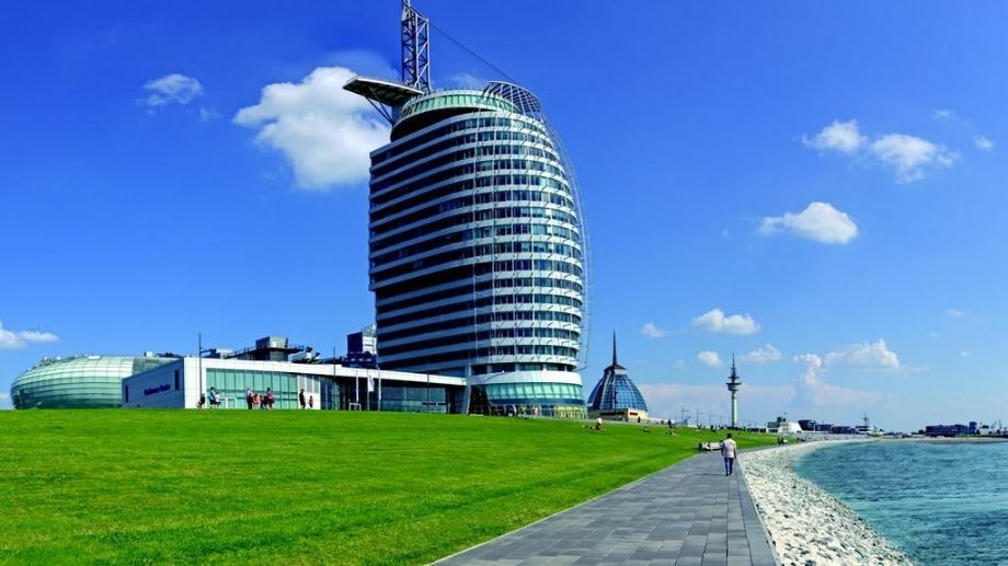 Atlantic Hotel Sail City Bremerhaven Exterior foto